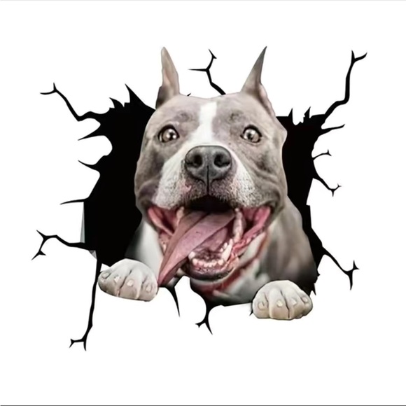 Waterproof dog sticker - Picture 2 of 3